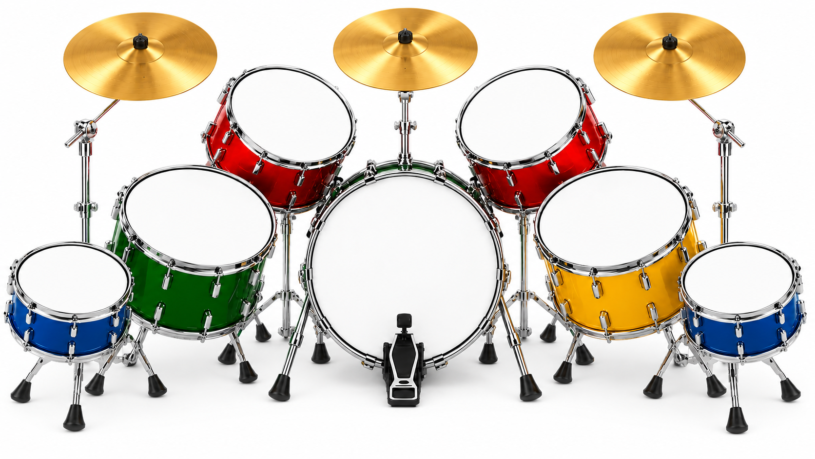 Giraffe Group Drum Kit